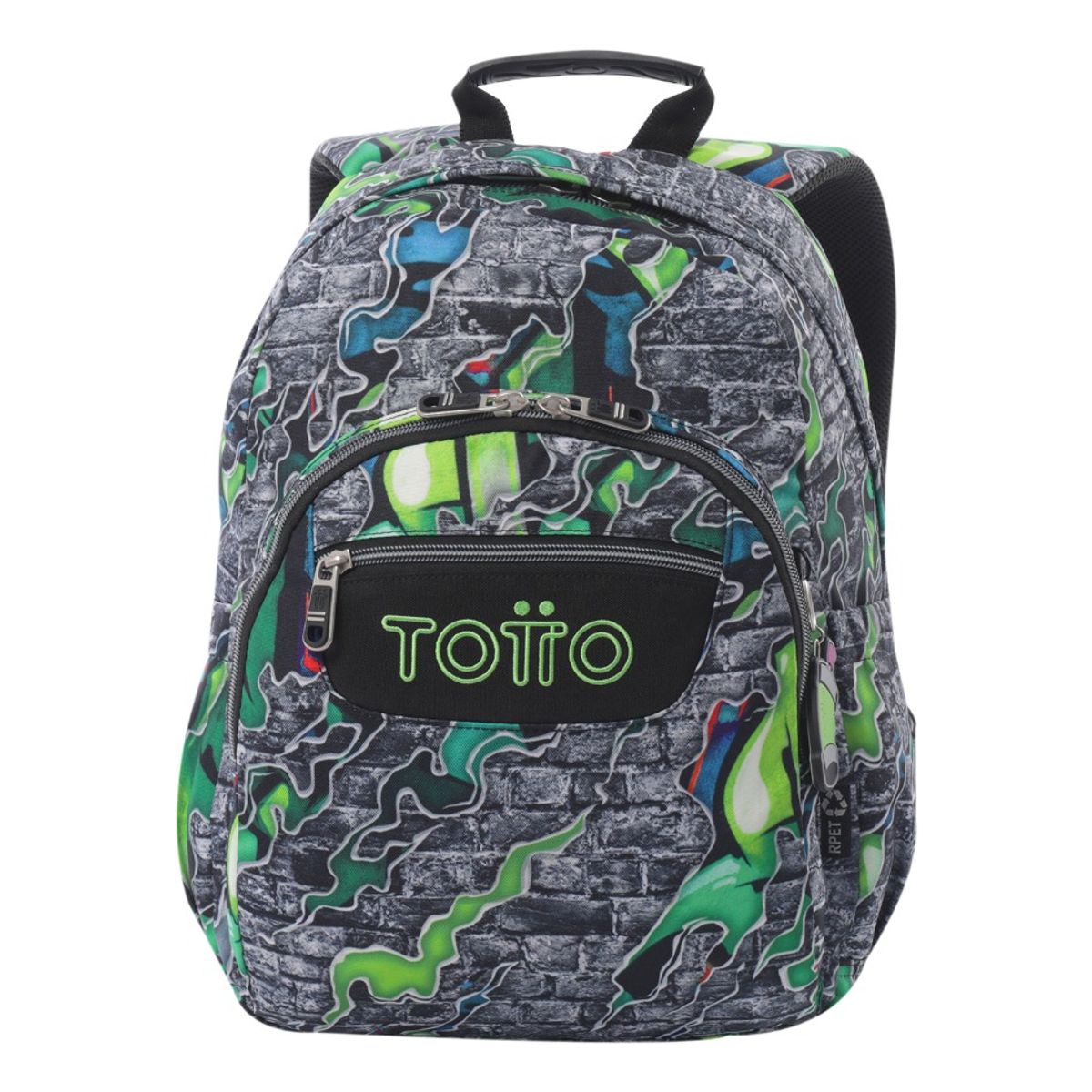 TOTTO - Mochila Urbana Notebook Escolar Totto Classic Gommas Niño