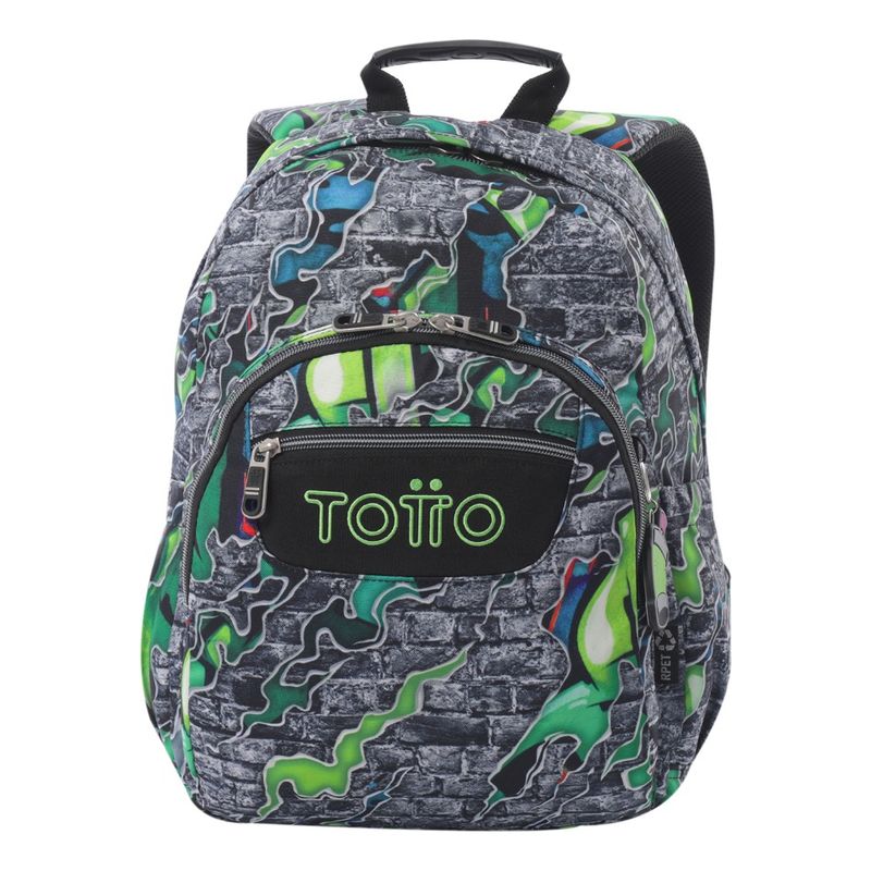 TOTTO - Mochila Urbana Notebook Escolar Totto Classic Gommas Niño