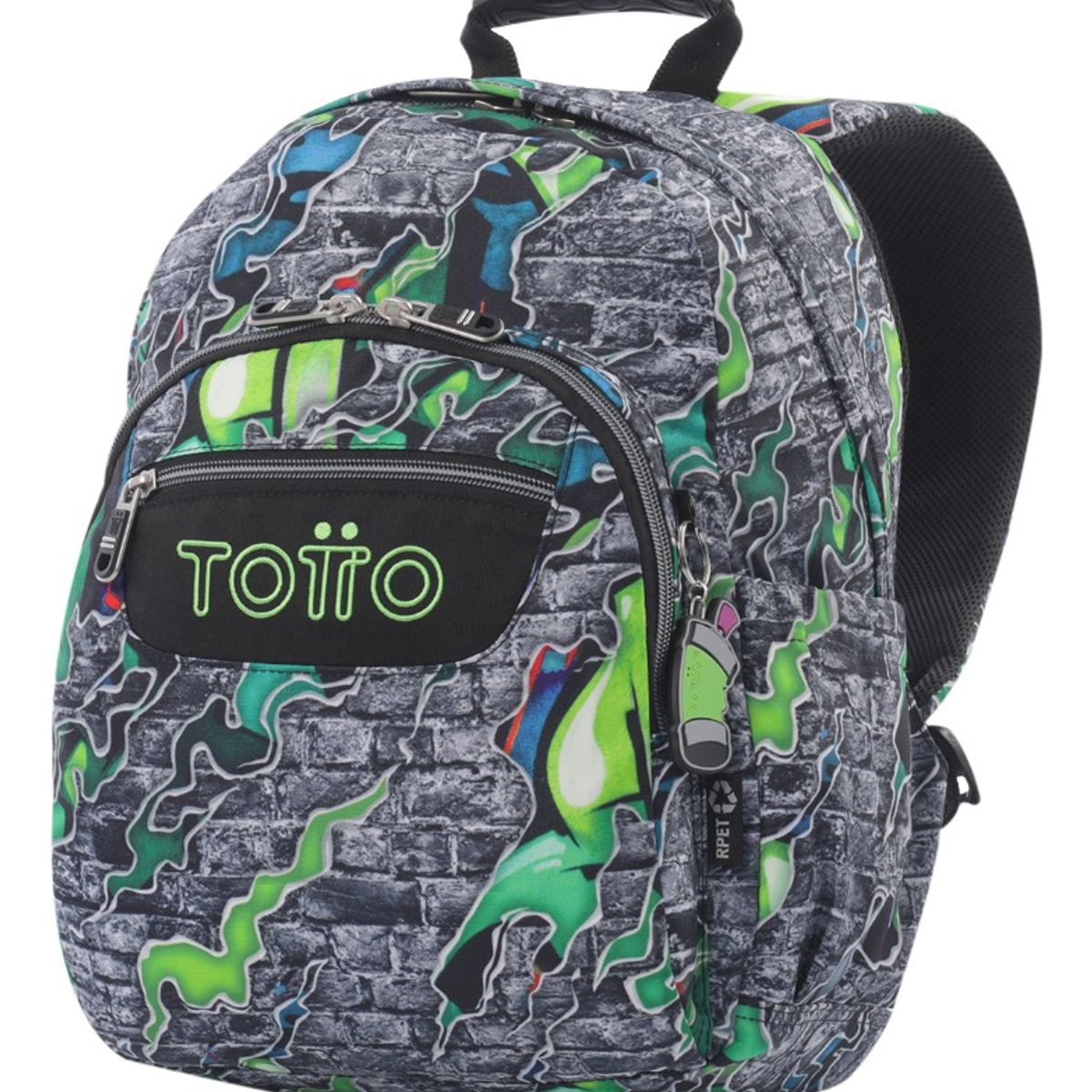 TOTTO - Mochila Urbana Notebook Escolar Totto Classic Gommas Niño