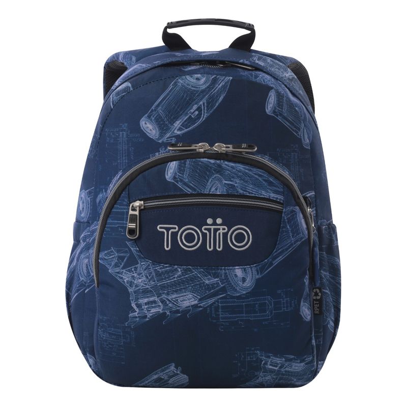 TOTTO - Mochila Urbana Notebook Escolar Totto Classic Gommas Niño