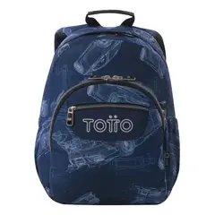 TOTTO - Mochila Urbana Notebook Escolar Classic Gommas Niño