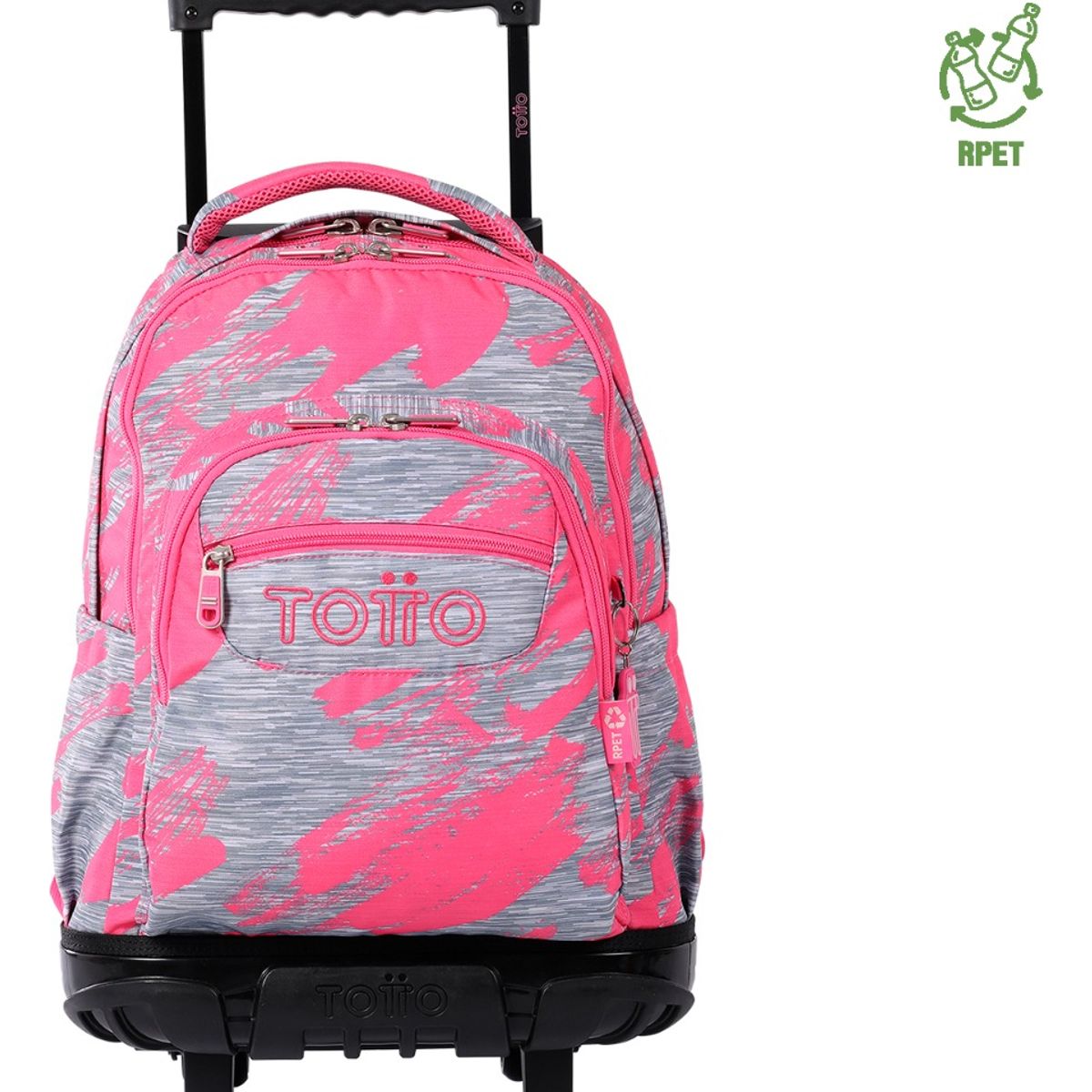 TOTTO - Mochila Urbana Notebook Escolar Ruedas Totto Classic Niña
