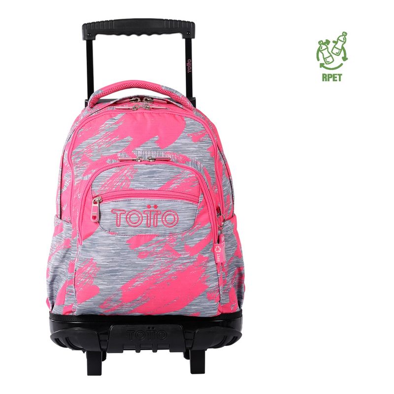 TOTTO - Mochila Urbana Notebook Escolar Ruedas Totto Classic Niña
