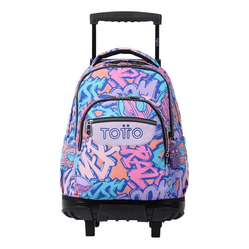 TOTTO - Mochila Urbana Notebook Escolar Ruedas Totto Classic Niña