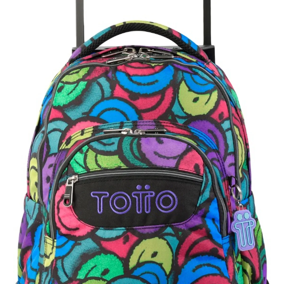 TOTTO - Mochila Urbana Notebook Escolar Ruedas Totto Classic Niña