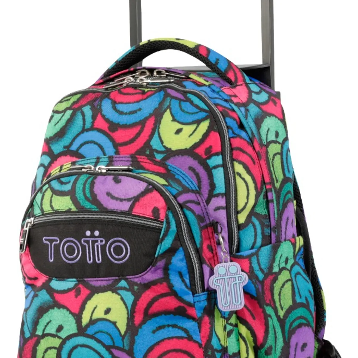 TOTTO - Mochila Urbana Notebook Escolar Ruedas Totto Classic Niña