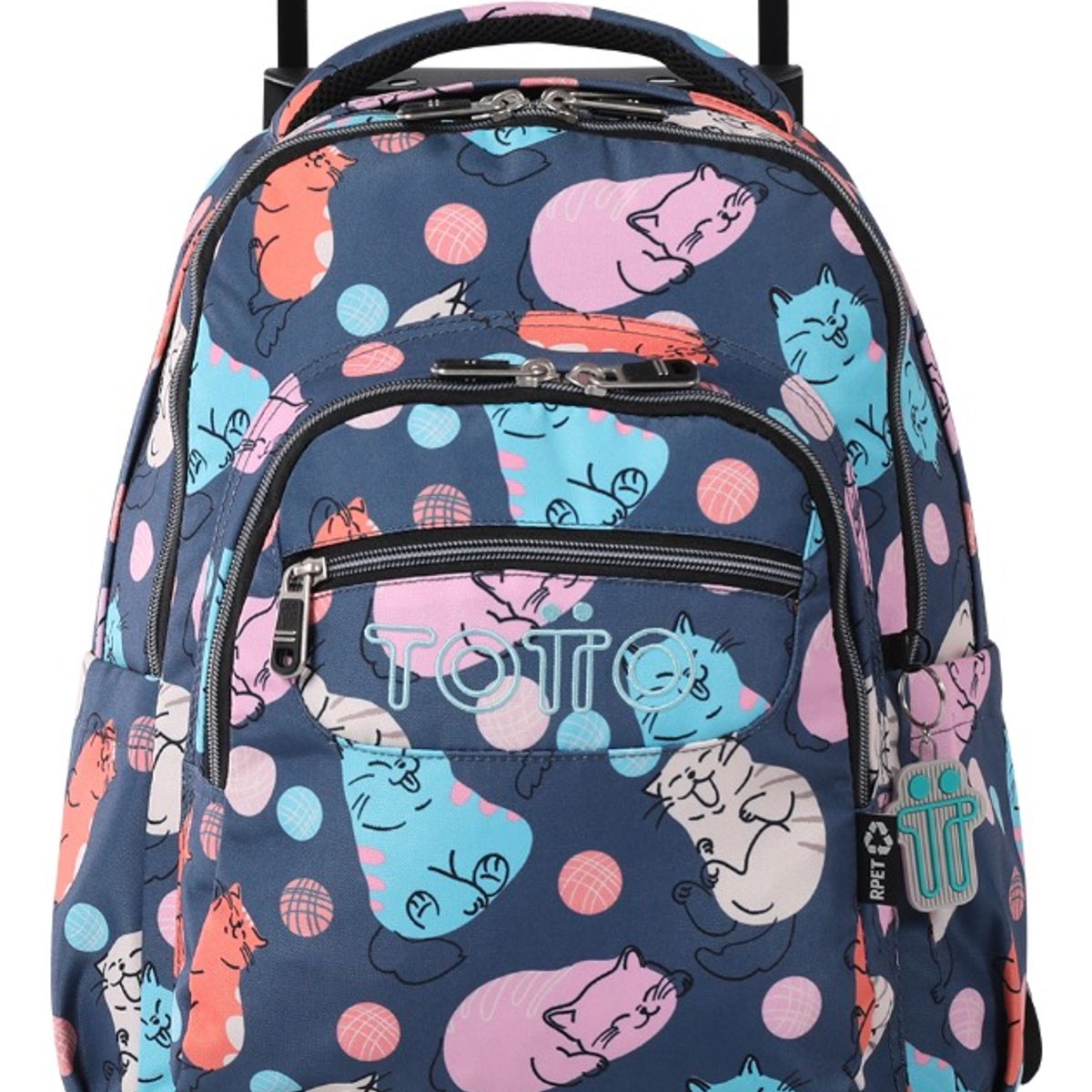 TOTTO - Mochila Urbana Notebook Escolar Ruedas Totto Classic Niña
