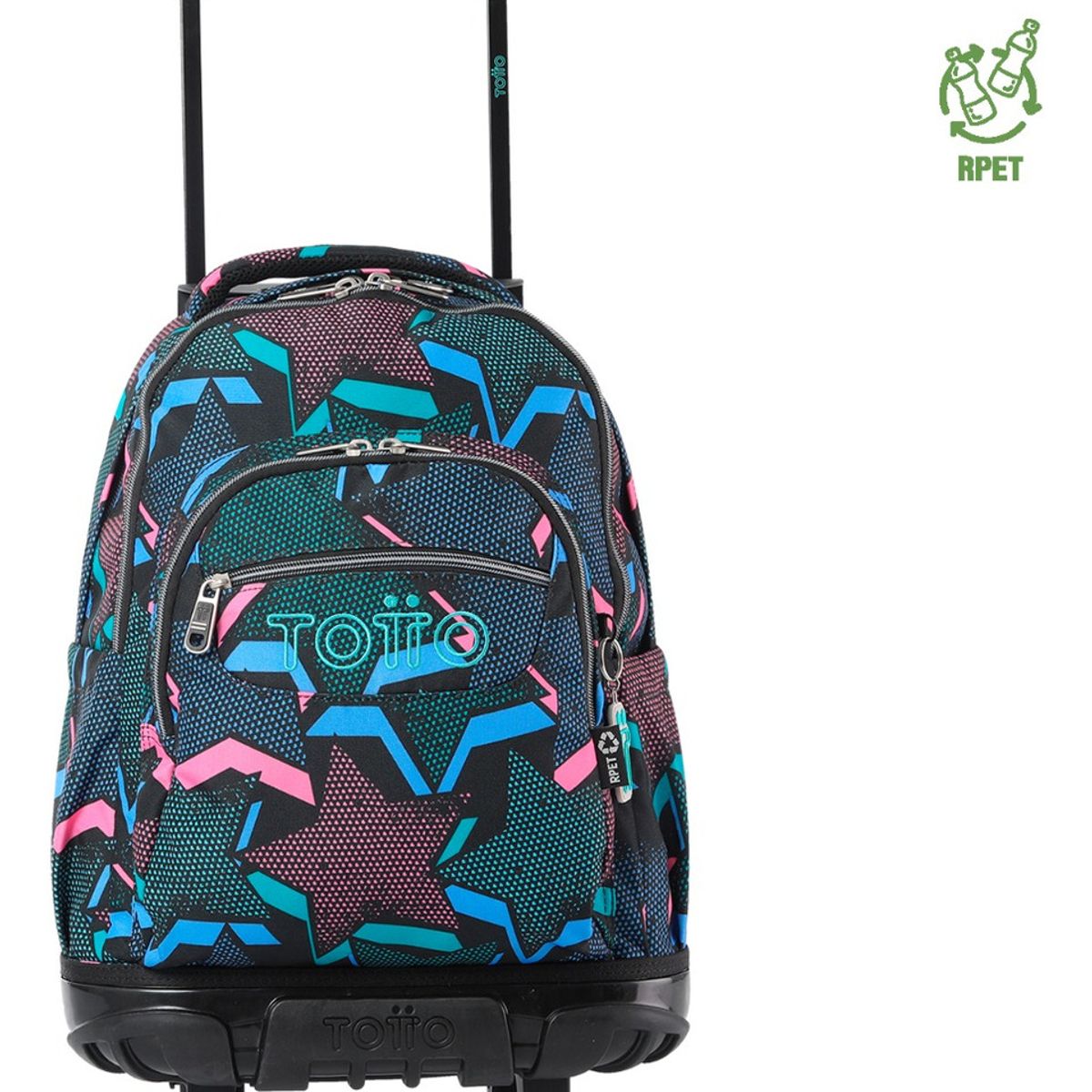 TOTTO - Mochila Urbana Notebook Escolar Ruedas Totto Classic Niña