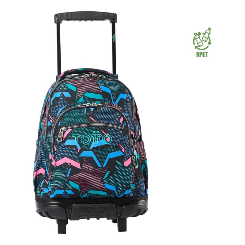 TOTTO - Mochila Urbana Notebook Escolar Ruedas Totto Classic Niña