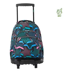 TOTTO - Mochila Urbana Notebook Escolar Ruedas Classic Niña