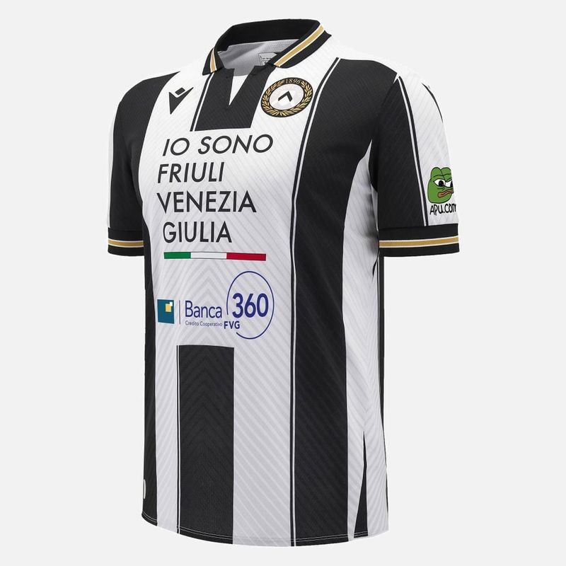 MACRON - Camiseta Macron Udinese Calcio Niño Local 24/25