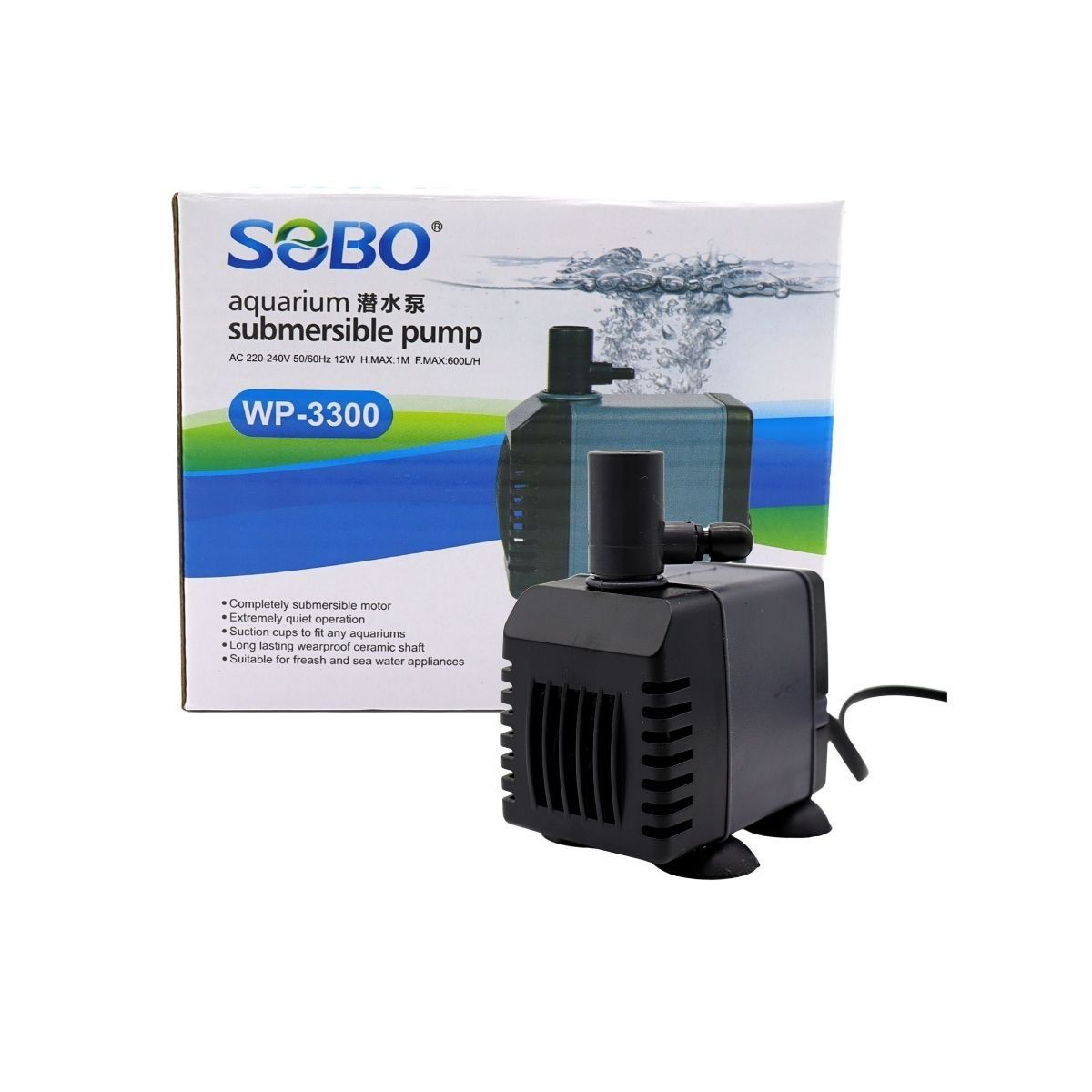 GENERICO - Bomba De Agua Sumergible Para Acuarios 600lh