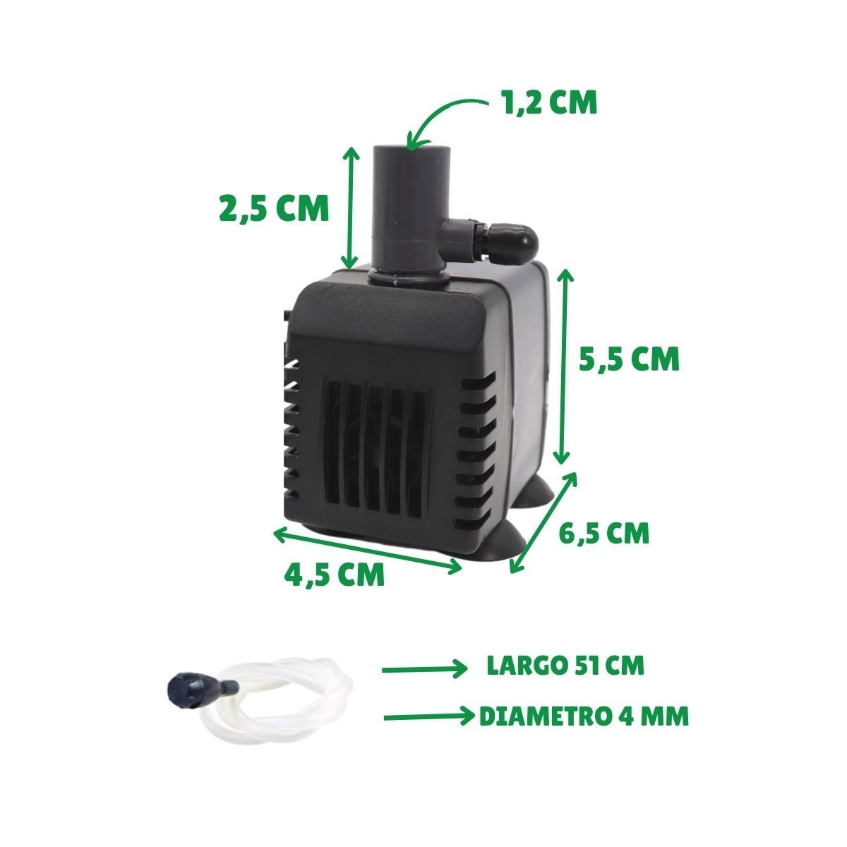 GENERICO - Bomba De Agua Sumergible Para Acuarios 600lh