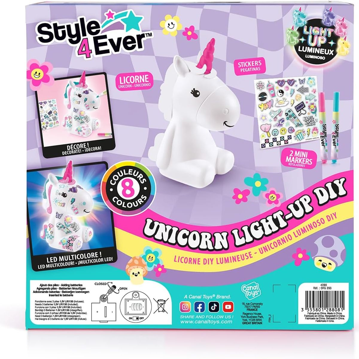 CANAL TOYS - Diy Unicorn Light Up