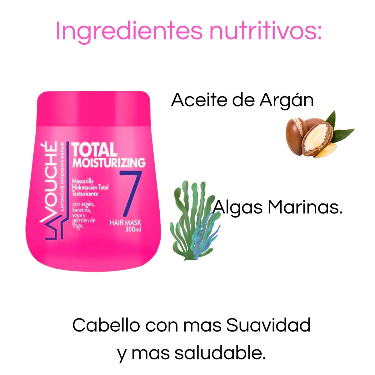 GENERICO - Mascarilla Hidratación Total Texturizarte 300ml Lavouche Suavidad