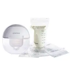 BEBESIT - Extractor Leche Materna Eléctrico Manos Libre + 10 Bolsas