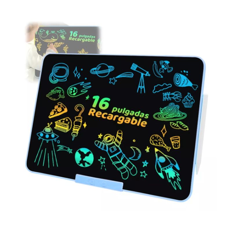 GENERICO - Pizarra Mágica Tablet Dibujo Lcd 16 Recargable Juguete Niños