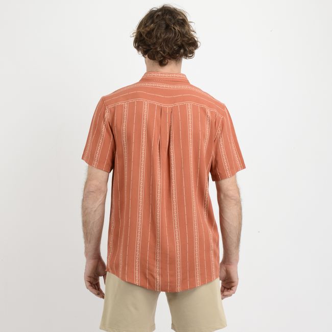 O'NEILL - CAMISA MANGA CORTA OASIS  NARANJO