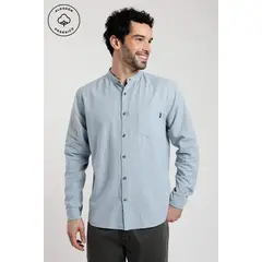 FROENS - Camisa Manga Larga Hombre Mao