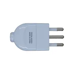 MACROTEL - Enchufe Macho Blanco - 1500w - Sello Sec
