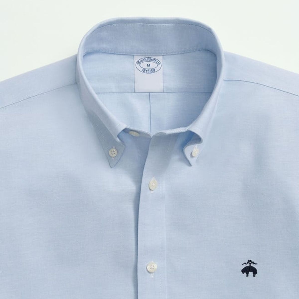 BROOKS BROTHERS - Camisa Regular Non-Iron Contrast Verde