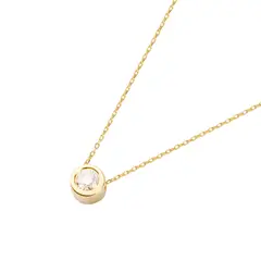 JB JOYAS BARON - Collar Oro Amarillo 18kt Diamantes Punto de Luz 10 Pts