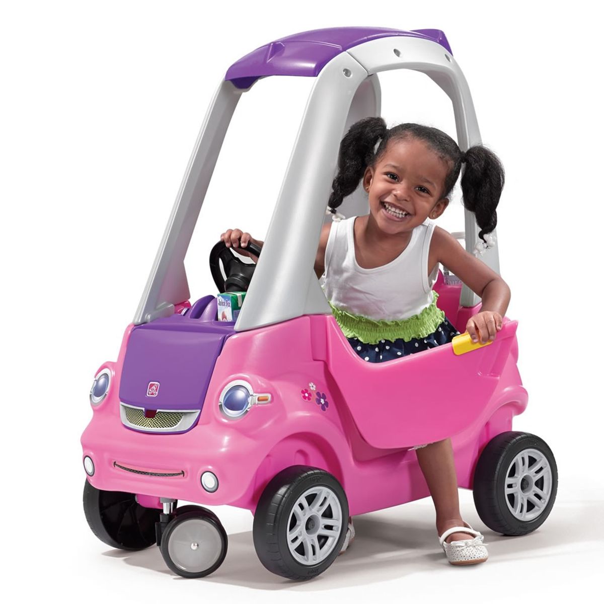 JUGUETON - Auto Correpasillos Rosado Giro 3D