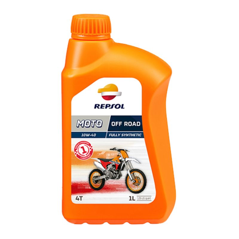 GENERICO - Aceite 10w40 Full Sintetico Off Road Repsol 4t 1 Lt