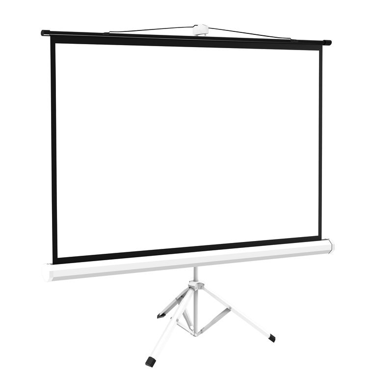 BRASFORMA Telón De Proyector con Tripode 244m X 182m 120 Cinema