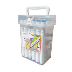 GENERICO - Set 24 Plumones Acuarela A Base De Agua Para Lettering