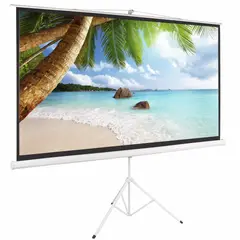 BRASFORMA - Telon De Proyector Con Tripode 203m X 152m 43 Tipo Cine