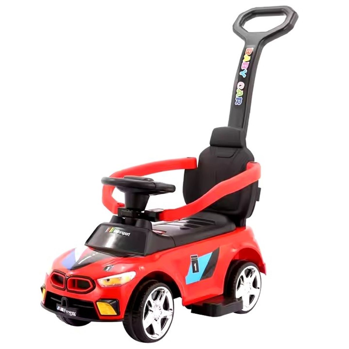 JUGUETON - Correpasillos BMW Deportivo Empuje Manual Luces y Sonidos