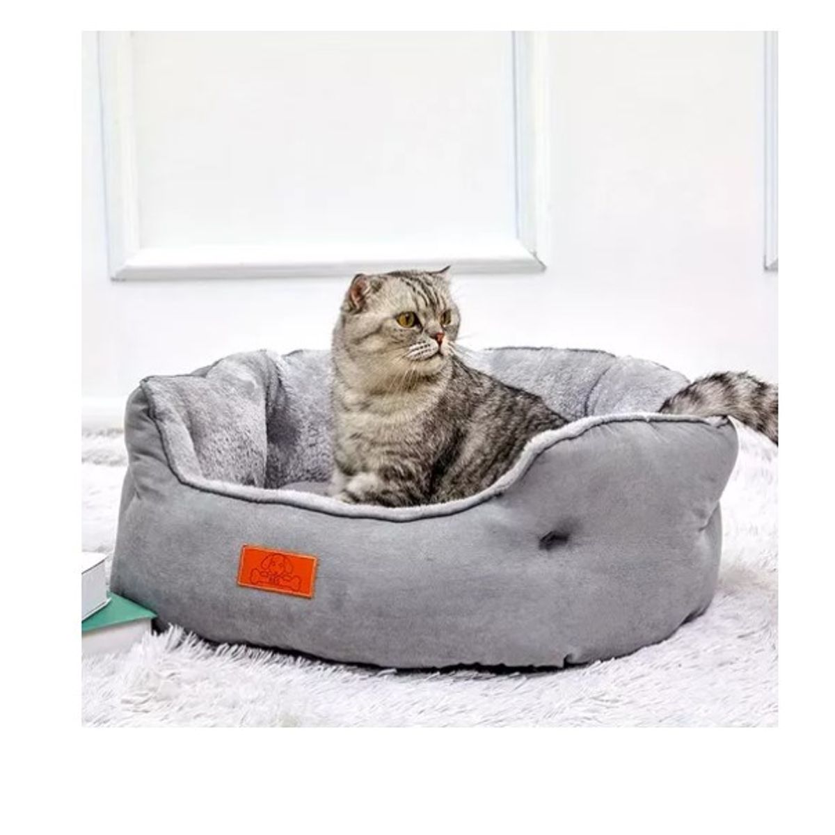 ESHOPANGIE - Cama Ultrasuave Antiestres Para Mascota Perros Gatos