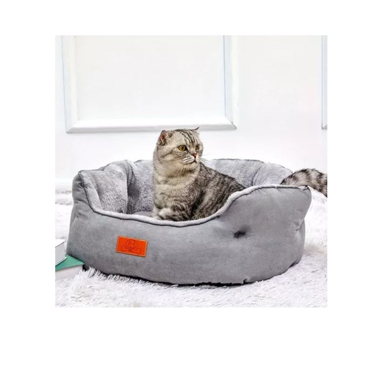 ESHOPANGIE - Cama Ultrasuave Antiestres Para Mascota Perros Gatos