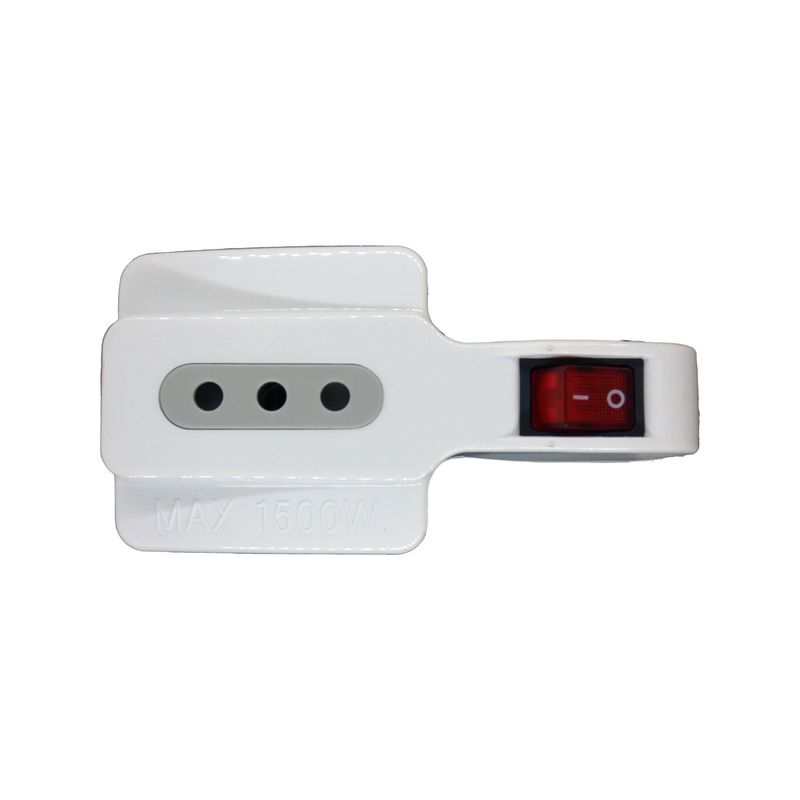 MACROTEL - Enchufe Adaptador Triple Con Switch Macrotel - Sello Sec