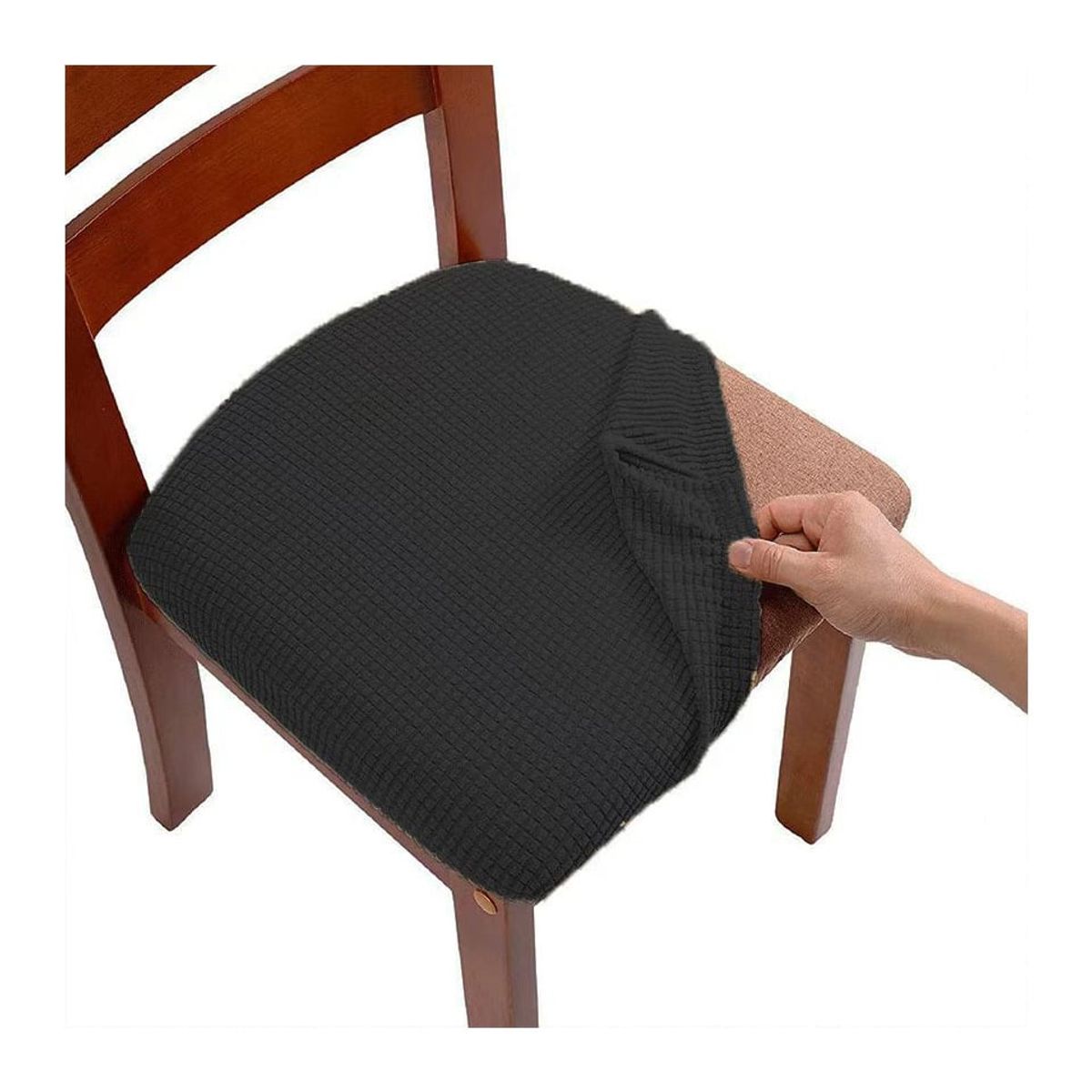 GENERICO - Set De 6 Funda De Asiento Para Silla De Comedor A1