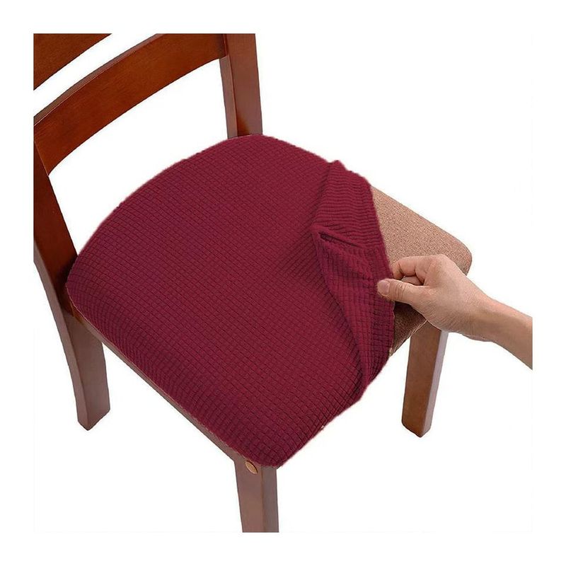 GENERICO - Set De 6 Funda De Asiento Para Silla De Comedor A2