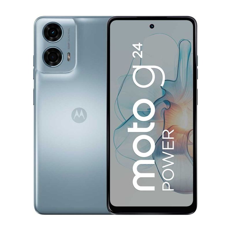 MOTOROLA - Celular Motorola Moto G24 Power 256GB 656 Celeste Glaciar Liberado