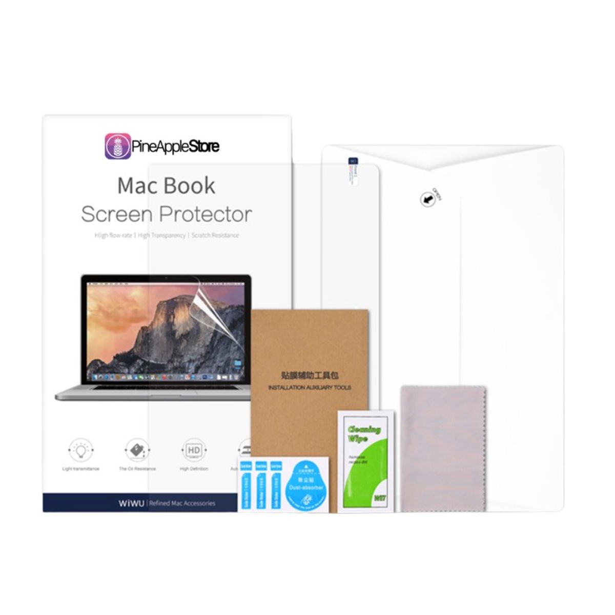 WIWU - Lámina Pantalla Macbook Air 15.3´ A2941 M2 - A3114 M3 2 unidades WIWU