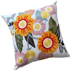MANDIRHOME - Funda de Cojín Bordada Energía 45x45cms