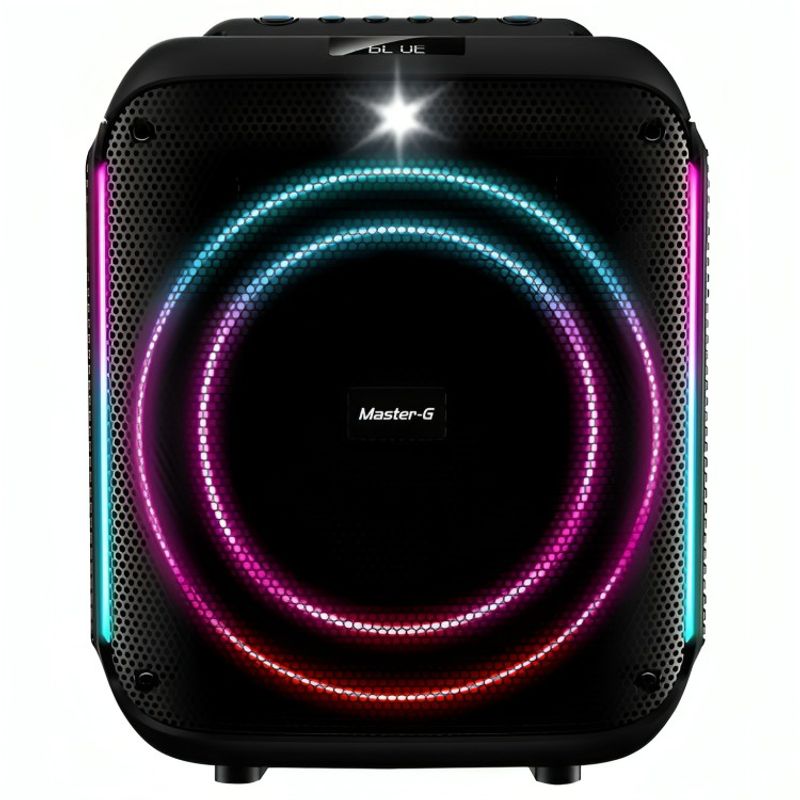 MASTER G - Parlante Bluetooth Master-G MG Scratch Negro Karaoke