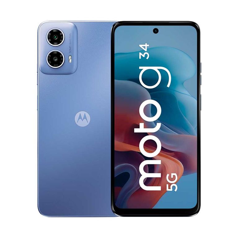 Smartphone Moto G34 128GB 4GB 5G AzulLiberado
