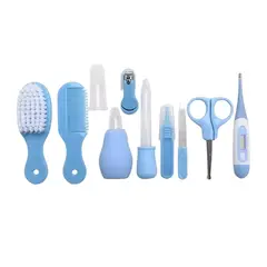 GENERICO - Kit De Cuidado Y Aseo Personal Cortauñas Para Bebes 10piezas