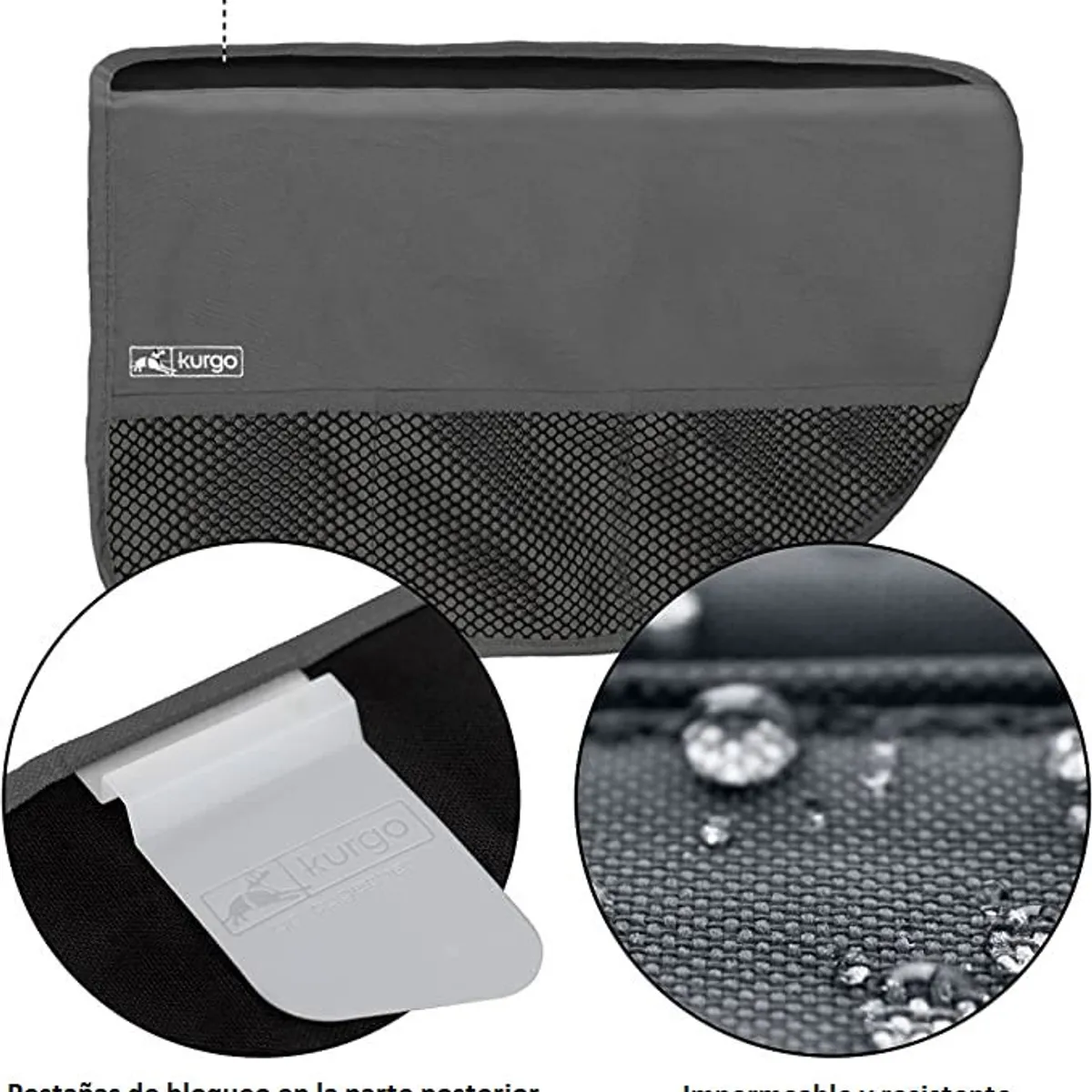 PET SAFE - Protectores de puerta para Autos Negro Kurgo