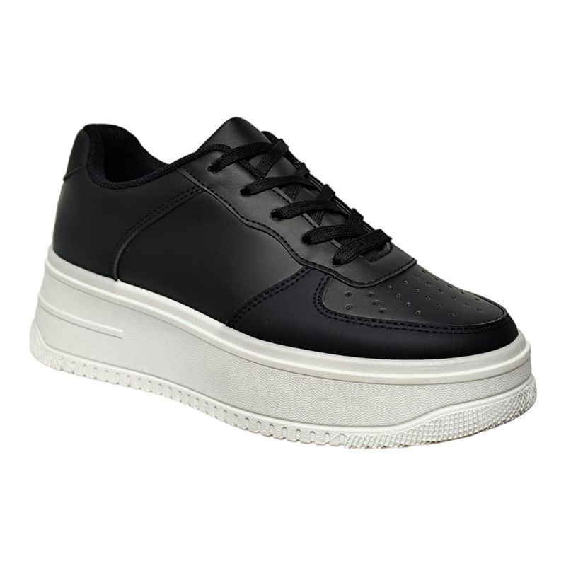 SNOOPY - Zapatillas Negras para Mujer  M341