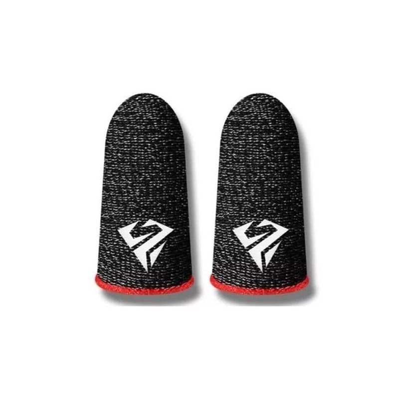 GENERICO - Dedales Gamer Fundas Para Dedos Juegos Pugb Cod Freefire Rojo