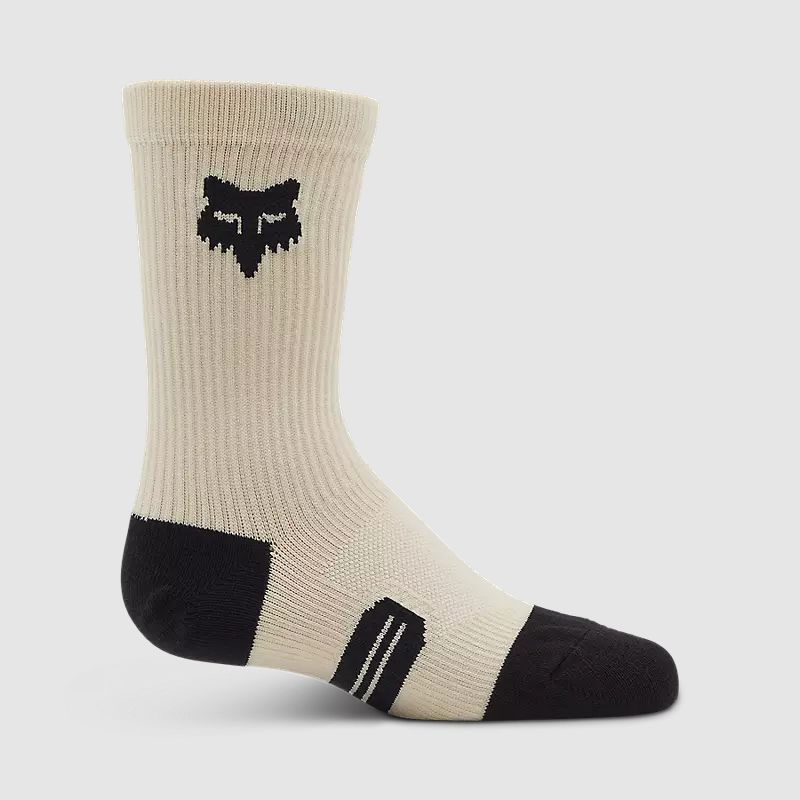 FOX - Calcetines Bicicleta Niño Ranger Crew 6" Crema Fox FOX