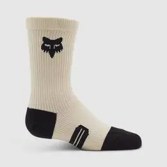 FOX - Calcetines Bicicleta Niño Ranger Crew 6" Crema