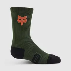 FOX - Calcetines Bicicleta Niño Ranger Crew 6" Verde