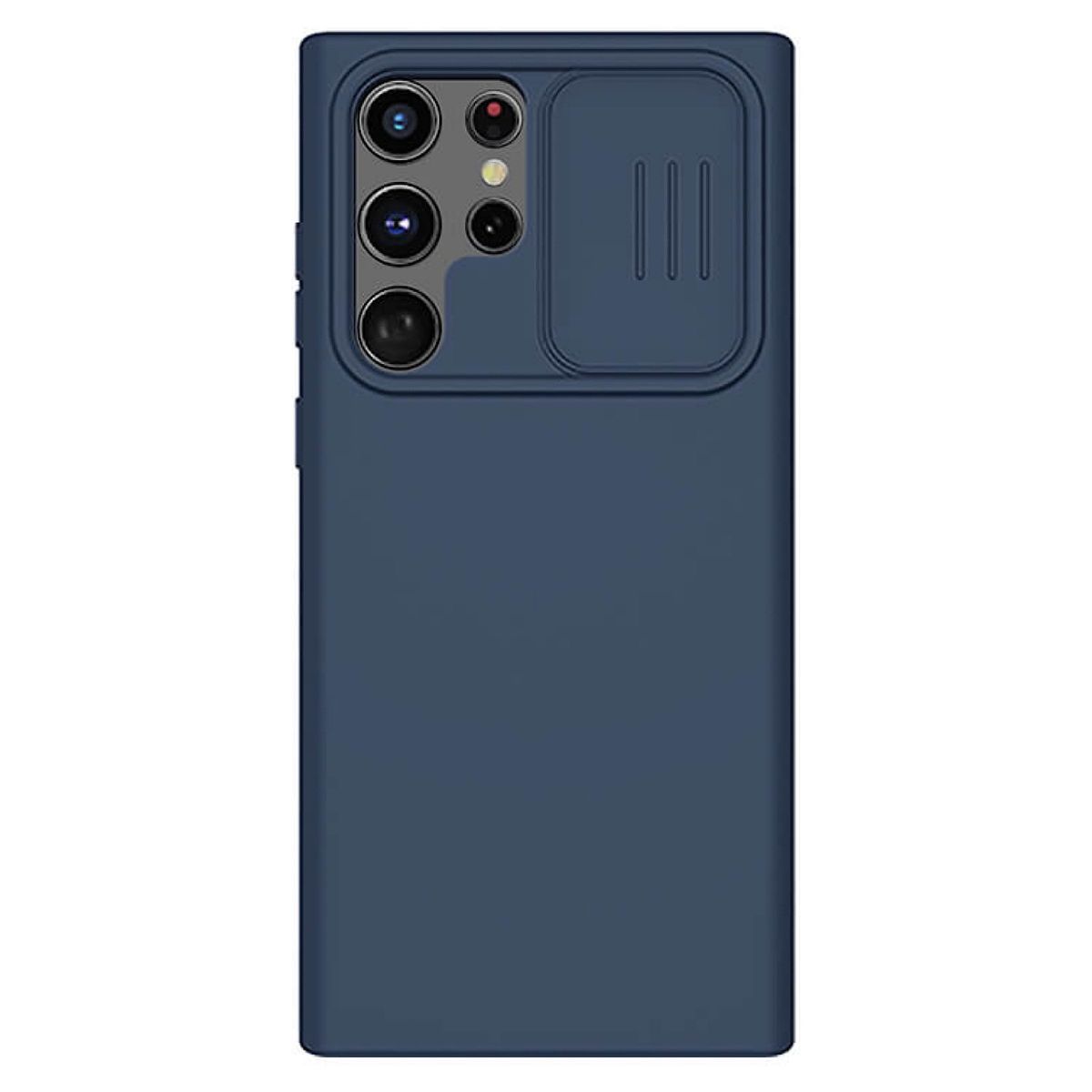 NILLKIN - Carcasa De Silicona Para Samsung S22 Ultra - Azul